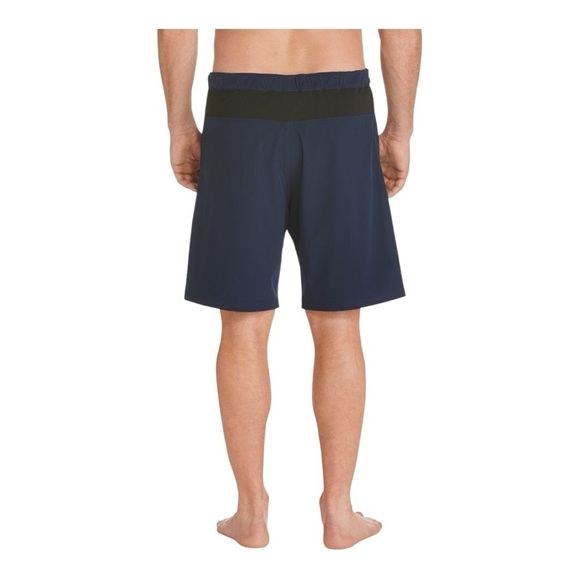 Coolibar Men's Calasa Tech Swim Trunks Size XL Navy UPF 50+ - Picture 10 of 14